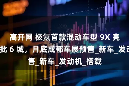 高开网 极氪首款混动车型 9X 亮相全国首批 6 城，月底成都车展预售_新车_发动机_搭载